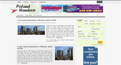 Desktop Screenshot of polandwanderer.com