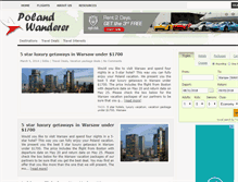 Tablet Screenshot of polandwanderer.com